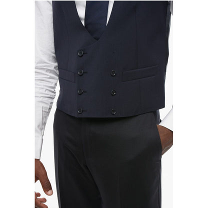 Corneliani CC COLLECTION Double Breasted REWARD Wool Vest