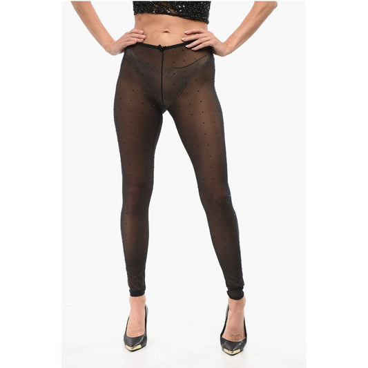 Dsquared² Rhinestoned Mesh Collant