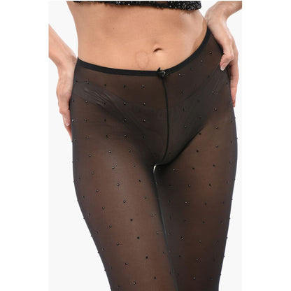 Dsquared² Rhinestoned Mesh Collant