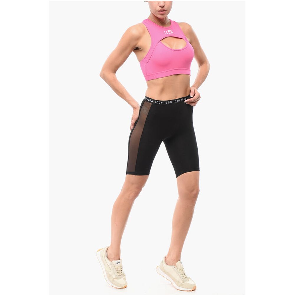 Dsquared² Underwear ICON Biker Leggings with Logoed Elastic Band