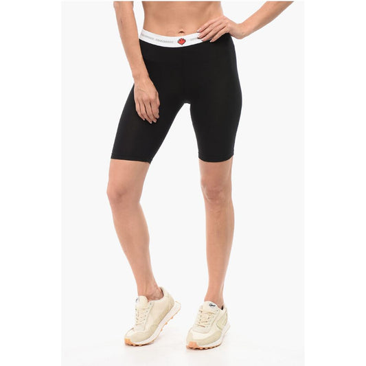 Dsquared² Underwear Biker Leggings with Logoed Waistband
