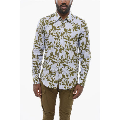 Dsquared² Floral Patterned Cotton Shirt