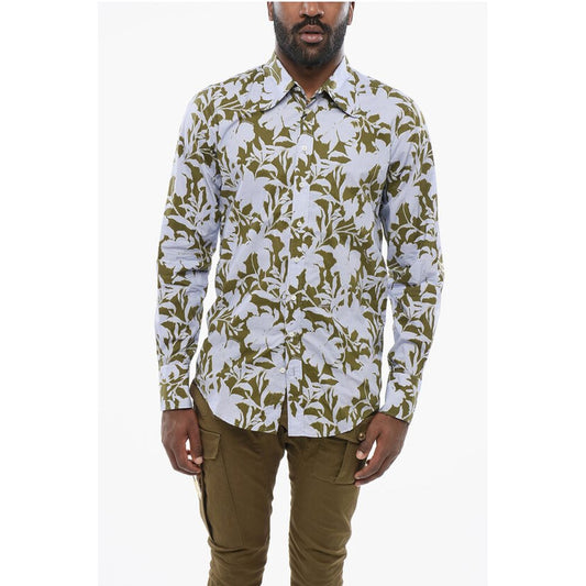 Dsquared² Floral Patterned Cotton Shirt