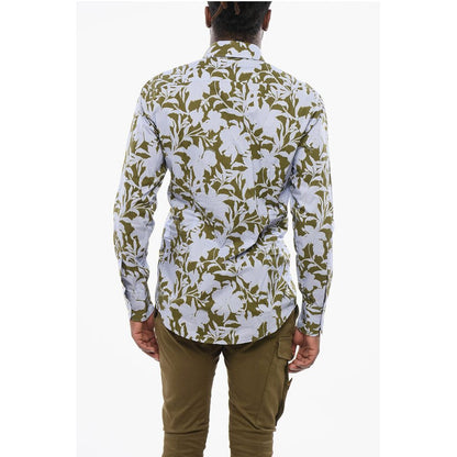 Dsquared² Floral Patterned Cotton Shirt