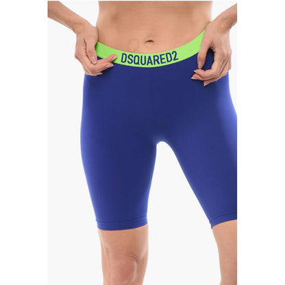 Dsquared² Underwear Microfiber Leggings with Logoed Elastic Band