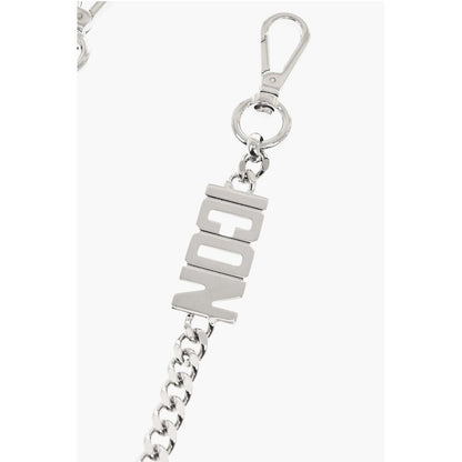 Dsquared² Silver-Tone Metal BE ICON Pant's Chain