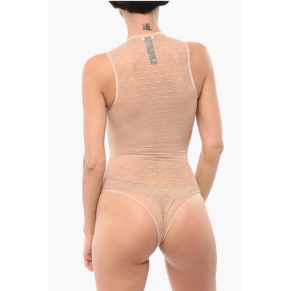 Dsquared² Monogram Lace Bodysuit
