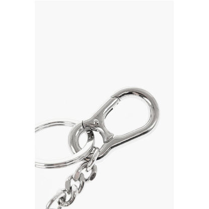 Dsquared² ICON Metal Keyring with Logoed Pendant
