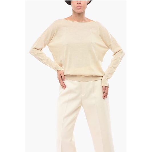 Roberto Collina Solid Color Merino Wool Sweater