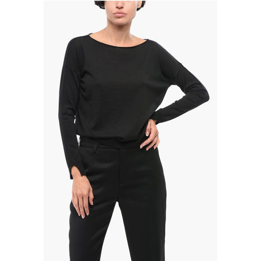 Roberto Collina Solid Color Merino Wool Sweater