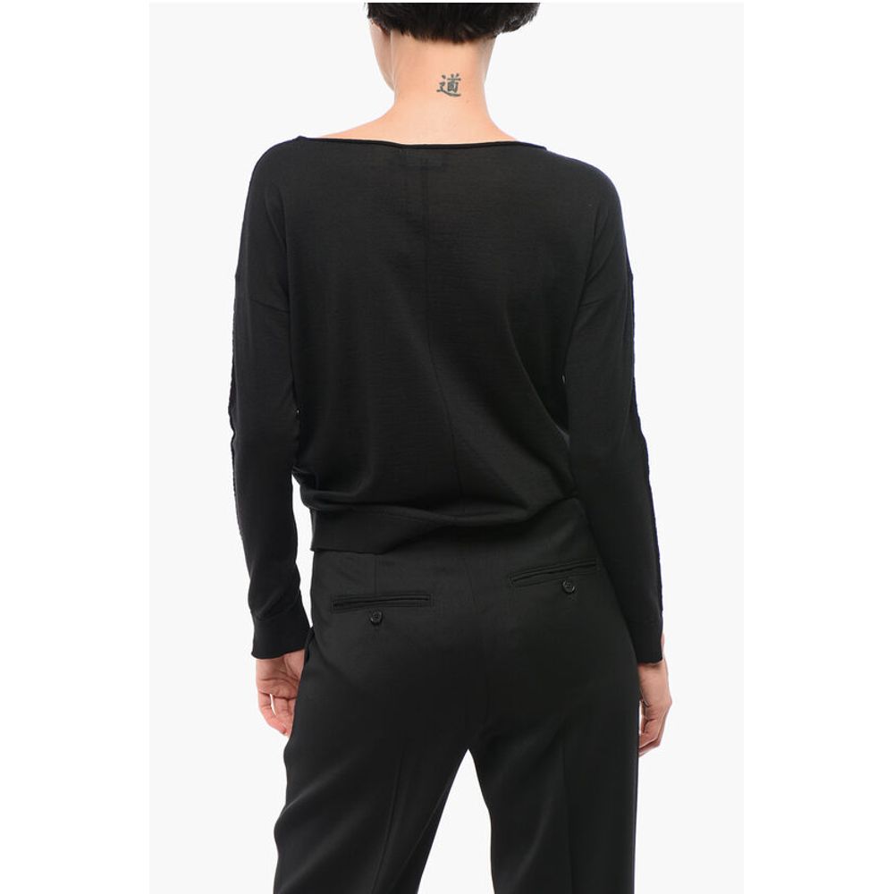 Roberto Collina Solid Color Merino Wool Sweater
