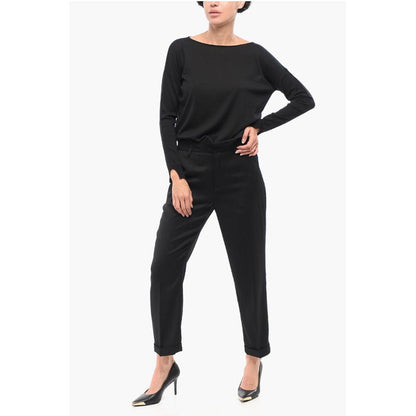 Roberto Collina Solid Color Merino Wool Sweater