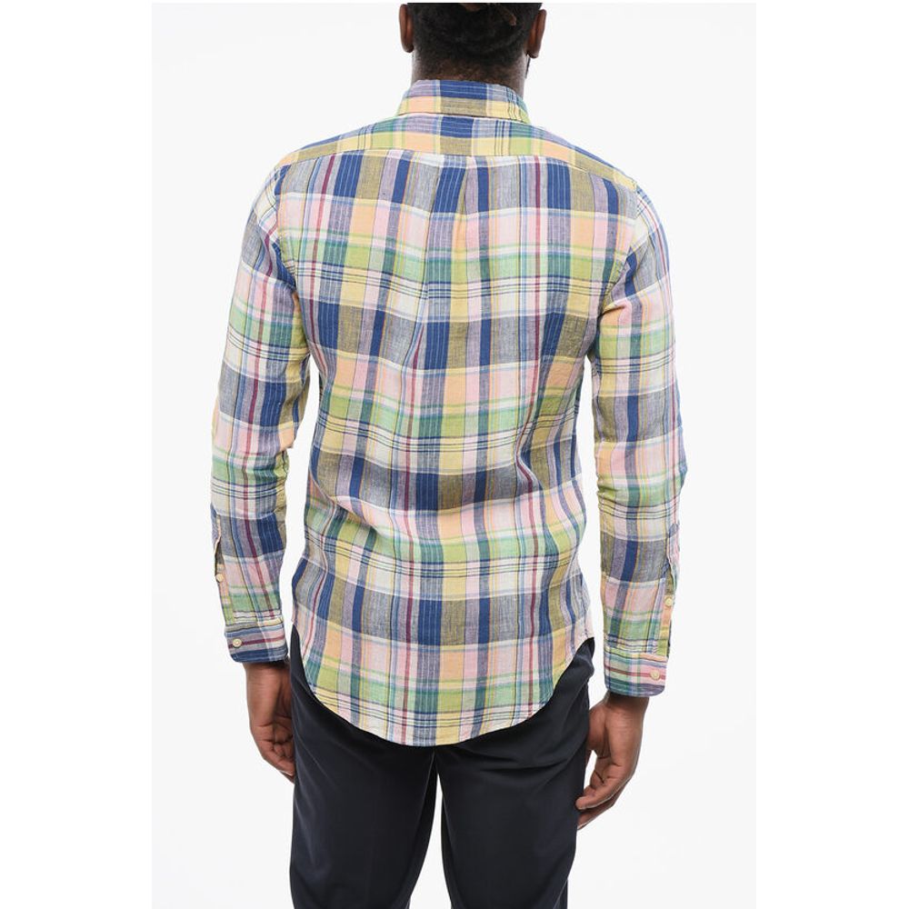 Polo Ralph Lauren Button-down Plaid Linen Shirt