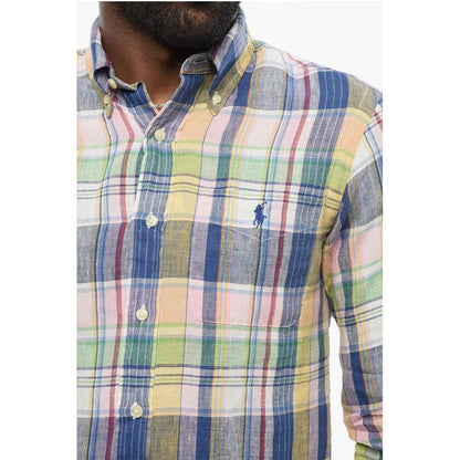 Polo Ralph Lauren Button-down Plaid Linen Shirt