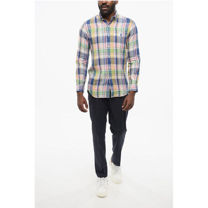 Polo Ralph Lauren Button-down Plaid Linen Shirt