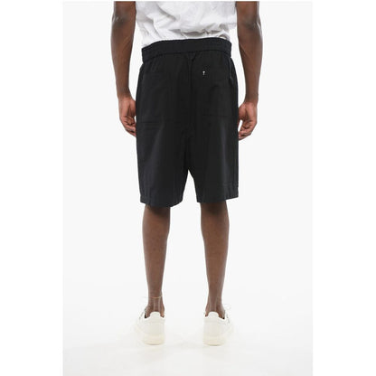 Ami Alexandre Mattiussi Cotton Shorts with Elastic Waistband