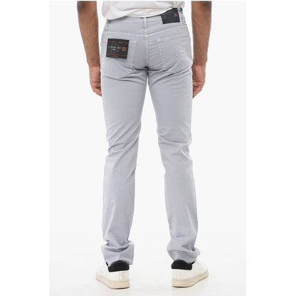 Corneliani ID LUXURY DENIM Ton-sur-ton Embroidered Denims