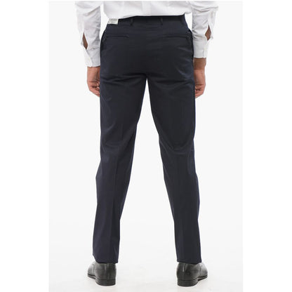 Corneliani Stretch Cotton LEADER Pants with Zipped Pockets