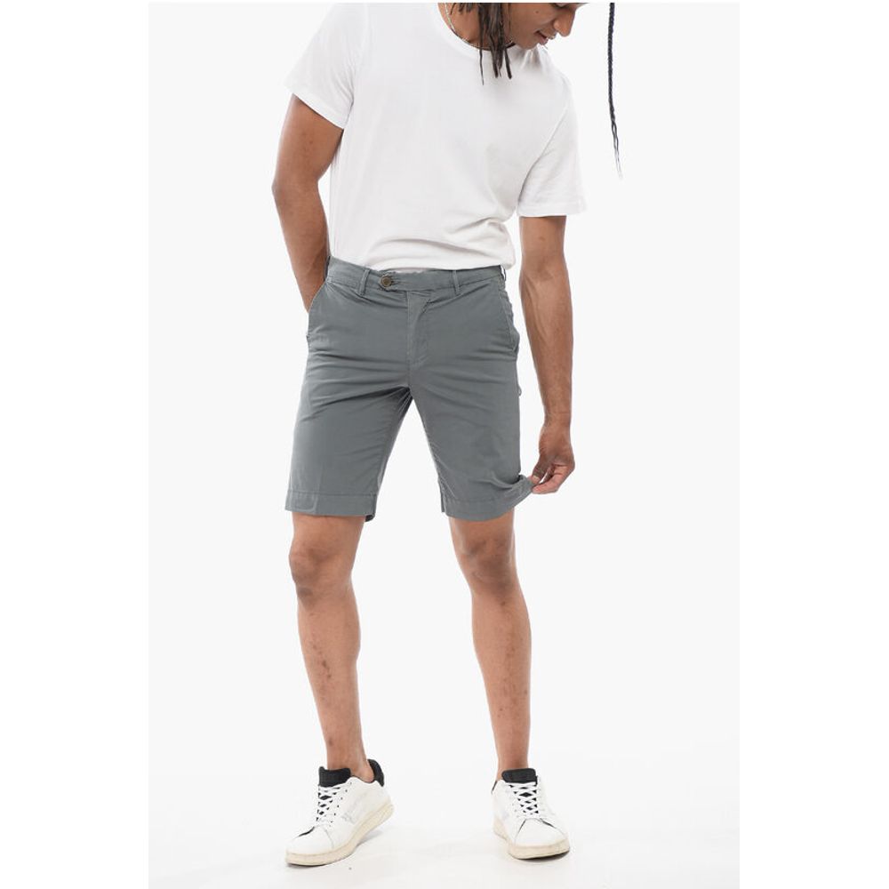 Corneliani ID Stretch Cotton Chinos Shorts