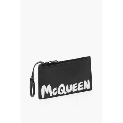 Alexander McQueen Leather Coin Holder With Logo