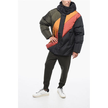 Dsquared² Turtleneck Down Jacket with Hidden Placket
