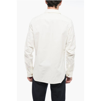Rick Owens LUXOR Cotton OFFICE Shirt with Standard Collar