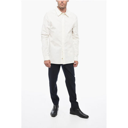 Rick Owens LUXOR Cotton OFFICE Shirt with Standard Collar