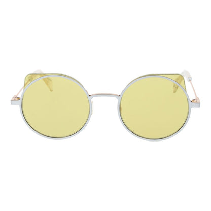 Yohji Yamamoto White Unisex Sunglasses