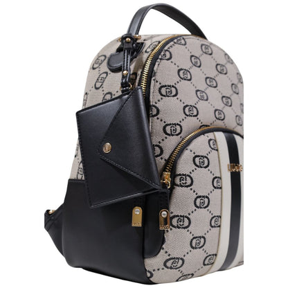 Liu Jo Black Polyester Backpack