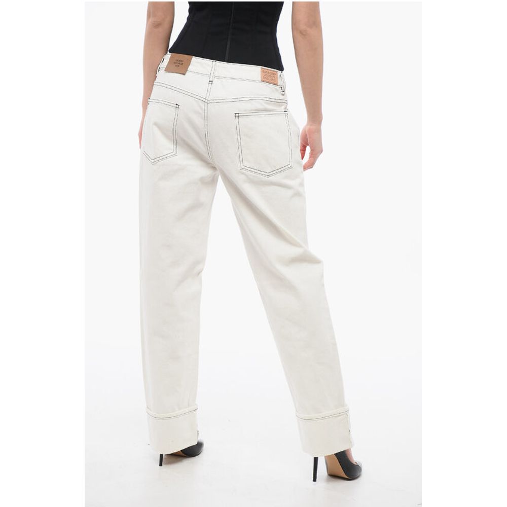 Burberry Straight-Fit Denims with Contrasting Stitching 20cm