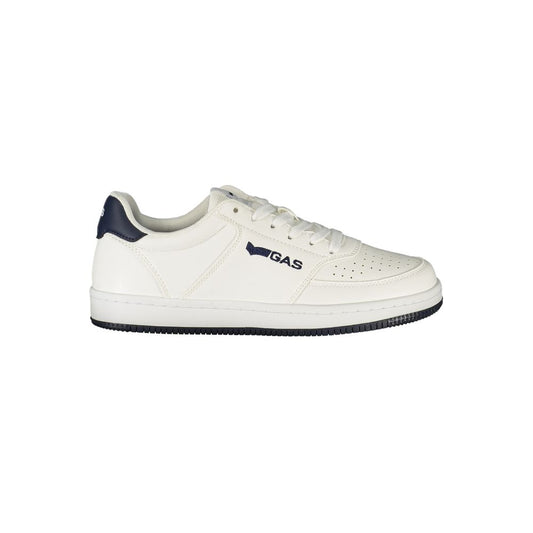 Gas White Polyester Women Sneaker