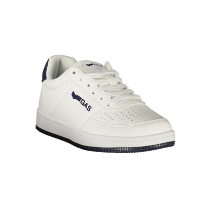 Gas White Polyester Women Sneaker