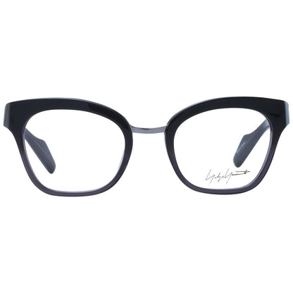 Yohji Yamamoto Black Unisex Optical Frames