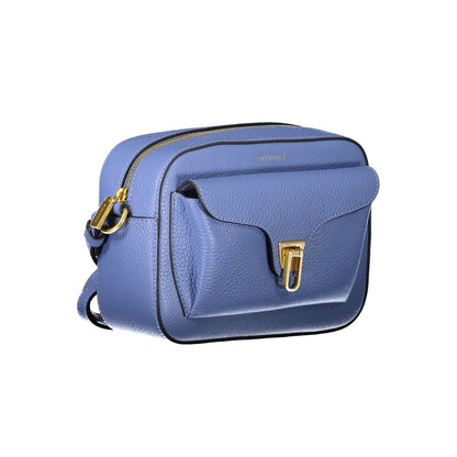 Coccinelle Blue Leather Handbag