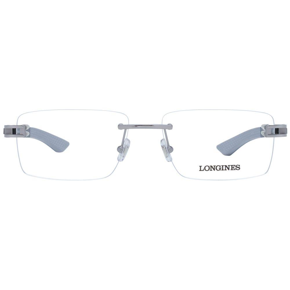 Longines Gray Men Optical Frames - PER.FASHION