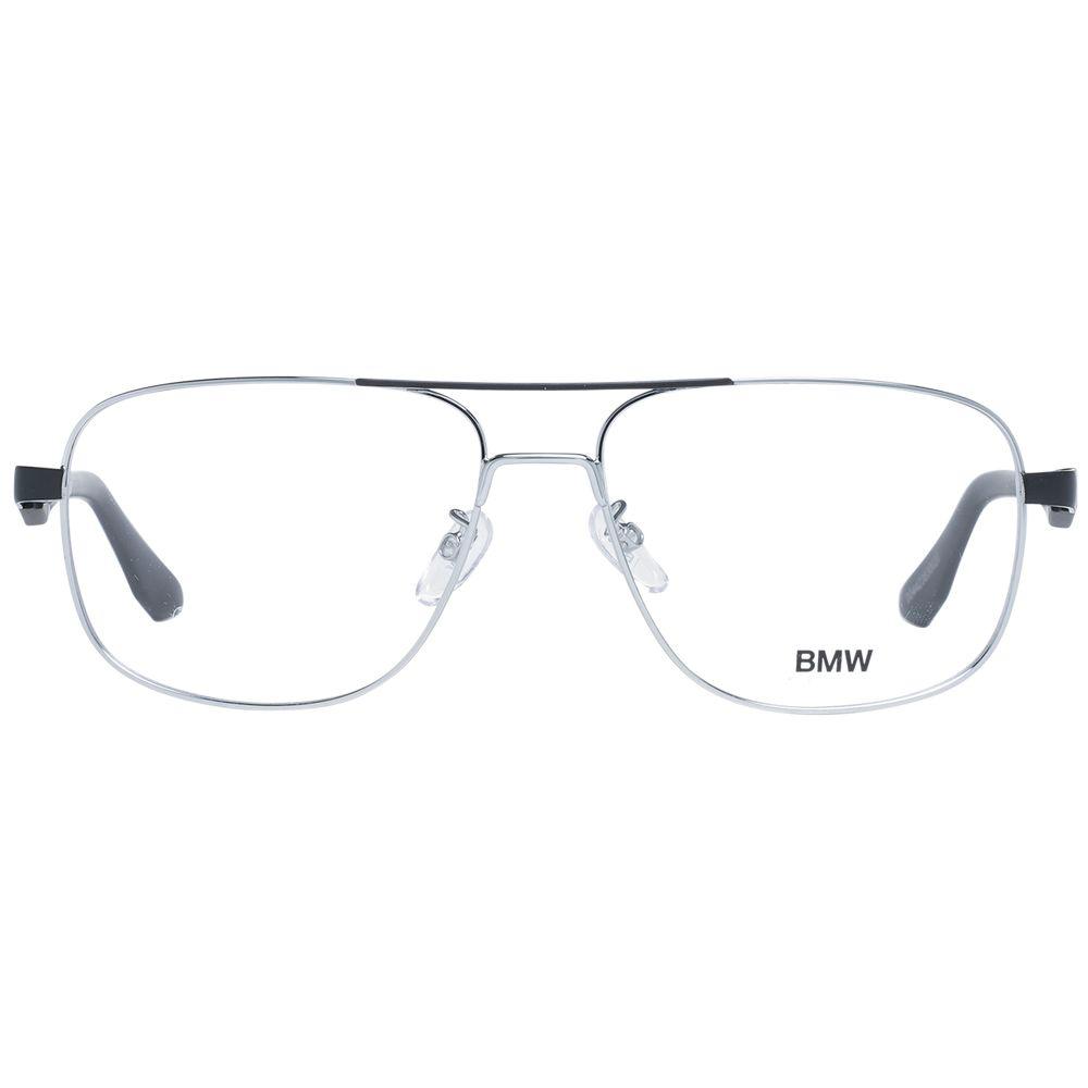 BMW Silver Men Optical Frames - PER.FASHION