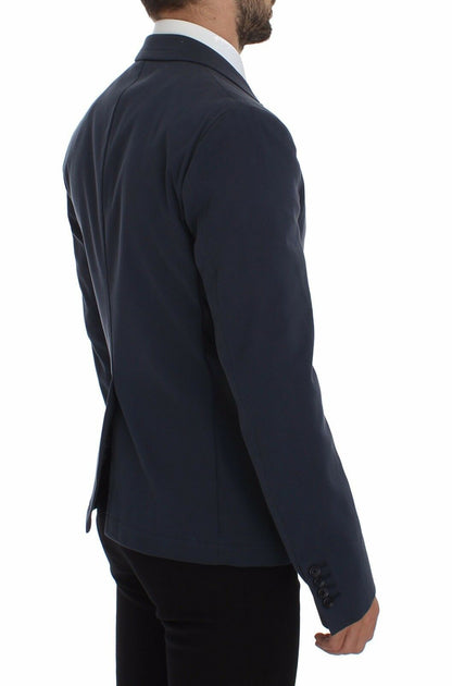 Dolce &amp; Gabbana Giacca elegante blazer in cotone stretch blu