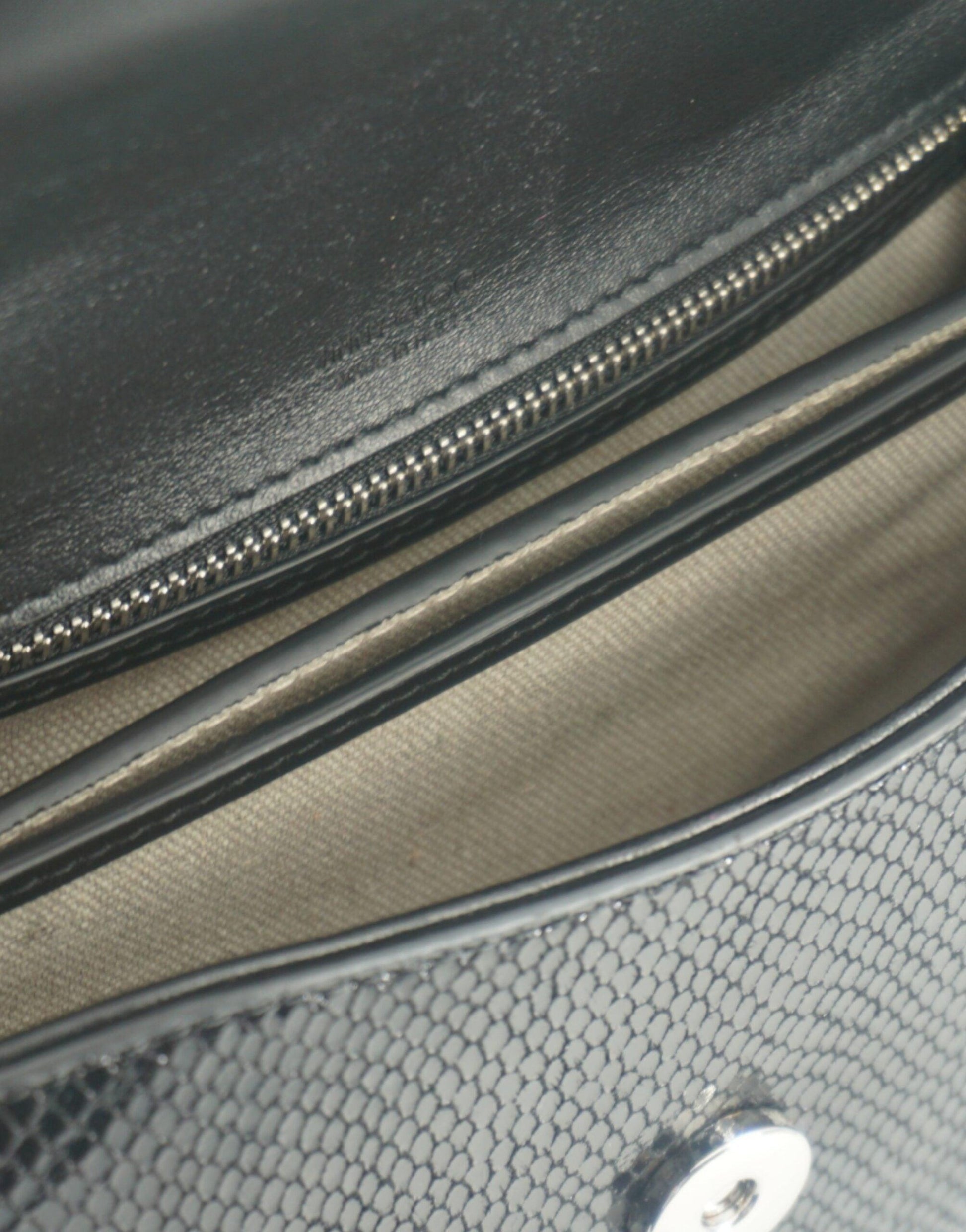 Jimmy Choo Black Leather Top Handle Shoulder Bag - PER.FASHION