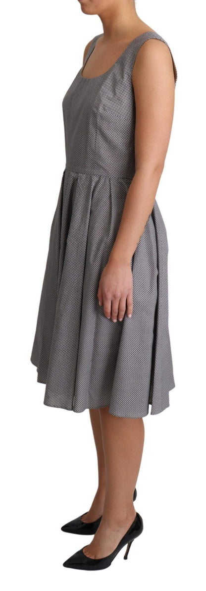 Dolce & Gabbana Sleeveless Geometric A-Line Dress