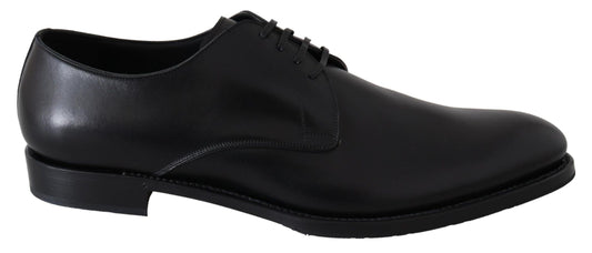 Черные кожаные туфли Dolce &amp; Gabbana ручной работы SARTORIA