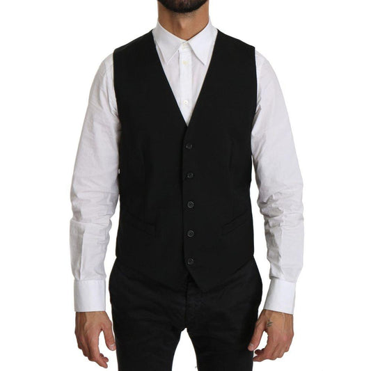 Dolce & Gabbana Black Vest - PER.FASHION