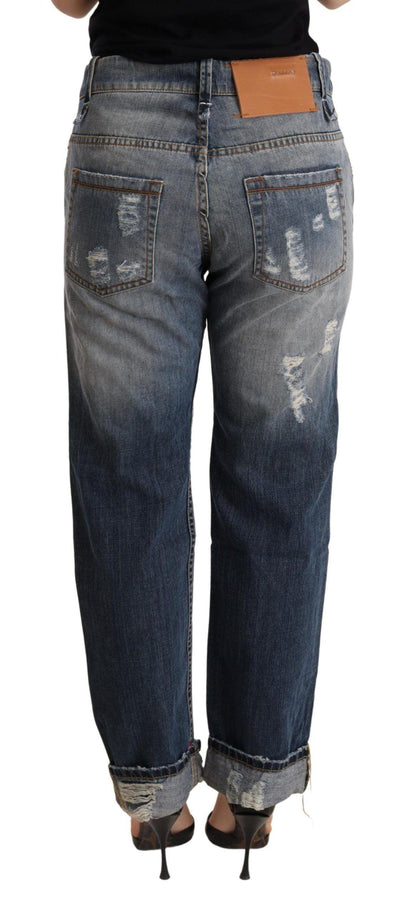 Acht Authentic Mid Waist Baggy Denim Jeans - PER.FASHION