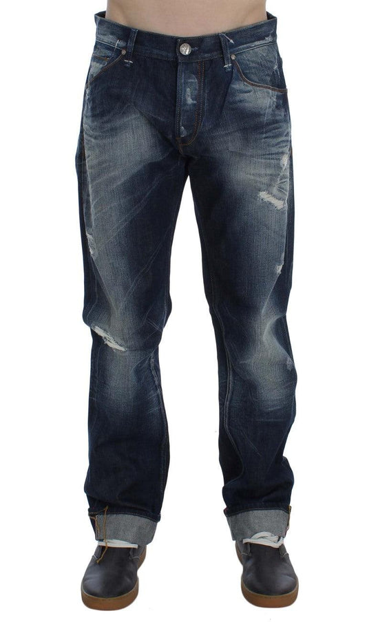 Acht Authentic Regular Fit Blue Wash Jeans - PER.FASHION
