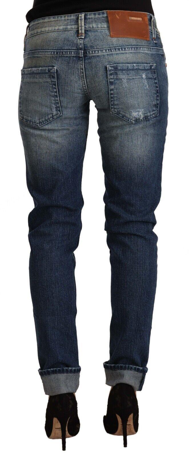 Acht Chic Blue Washed Skinny Denim Serenade - PER.FASHION