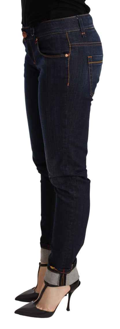 Acht Chic Dark Blue Skinny Jeans - PER.FASHION