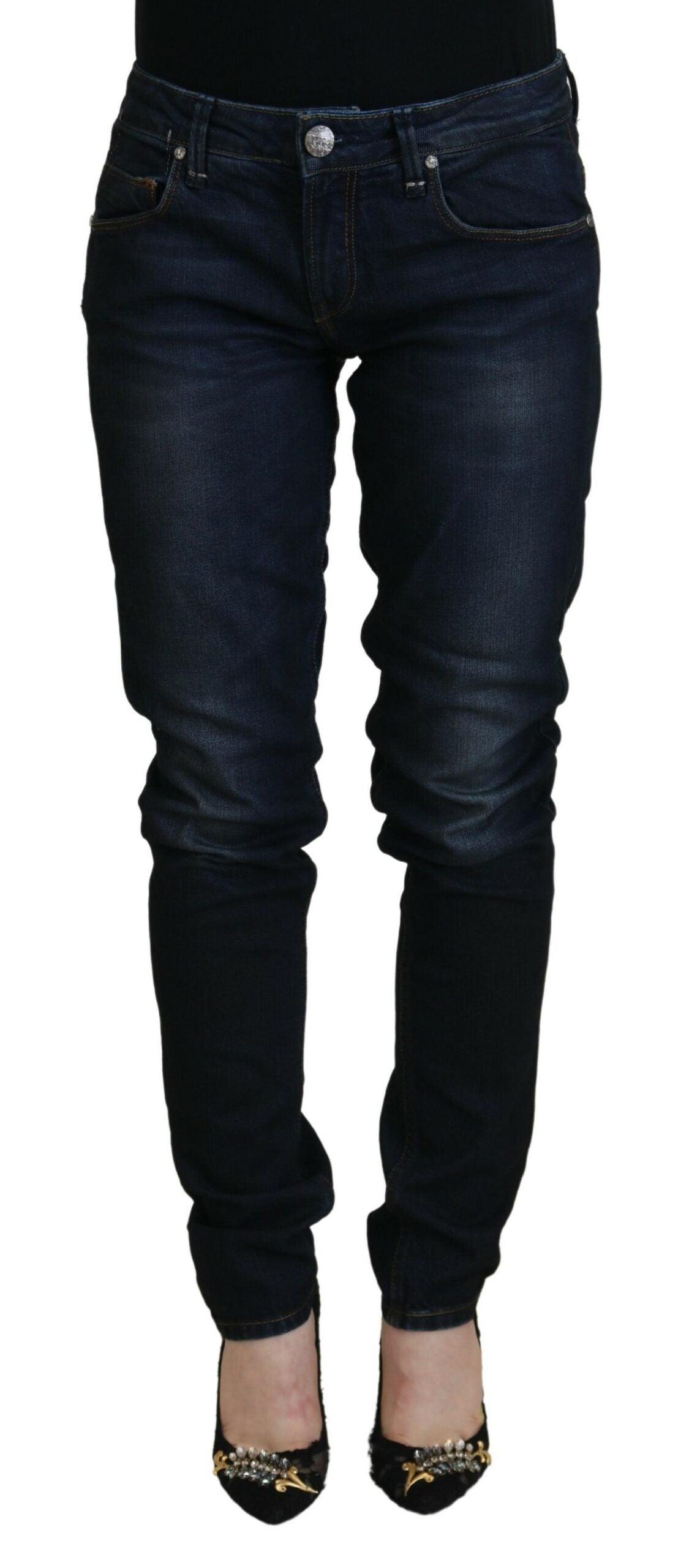 Acht Chic Low Waist Denim Skinny Jeans - PER.FASHION