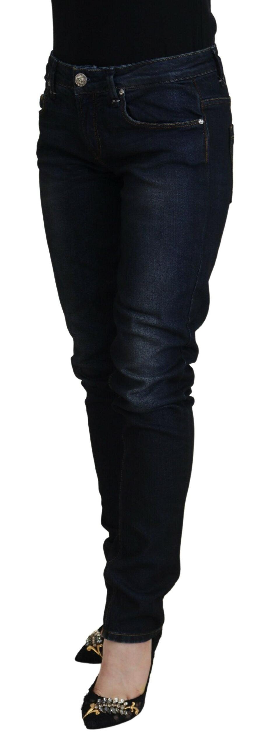 Acht Chic Low Waist Denim Skinny Jeans - PER.FASHION