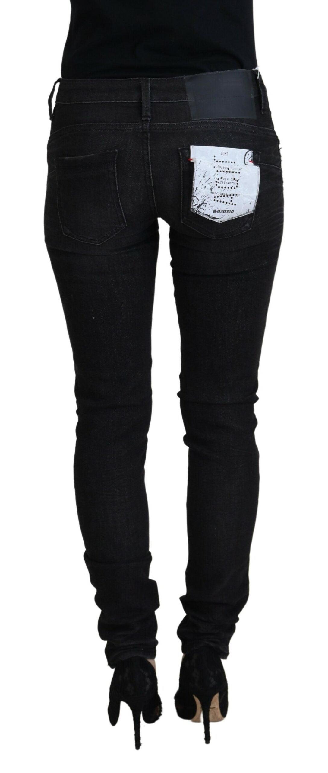 Acht Chic Low Waist Designer Skinny Jeans - PER.FASHION