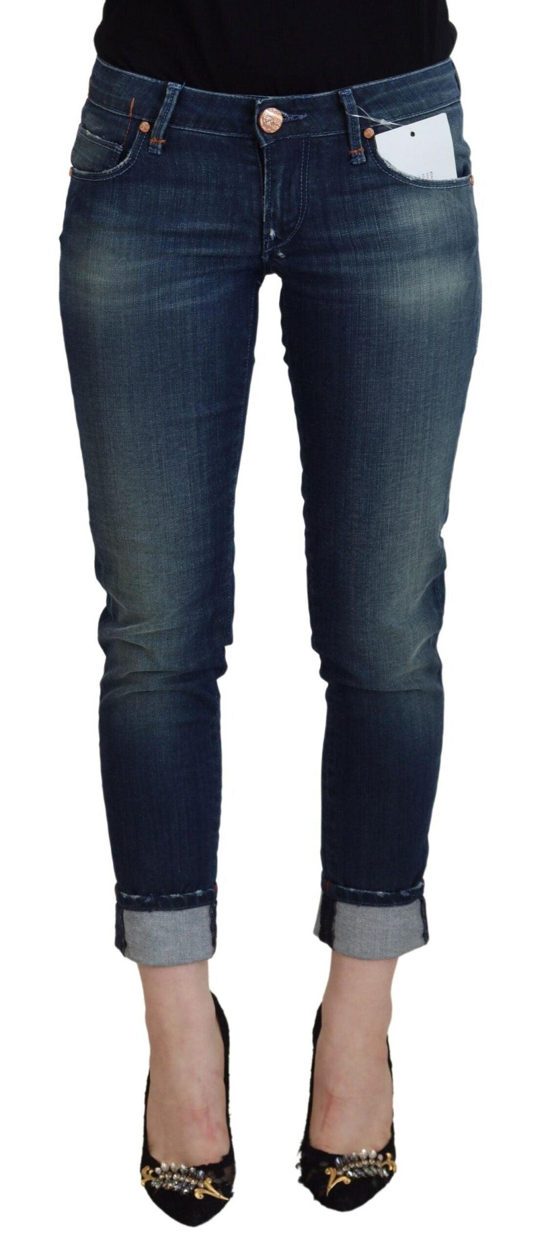 Acht Chic Low Waist Slim Fit Jeans - PER.FASHION