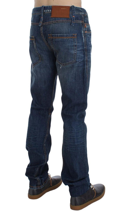 Acht Chic Slim Fit Blue Wash Italian Jeans - PER.FASHION